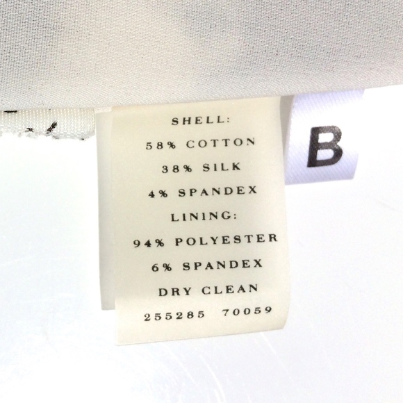 🦋 Ann Taylor Petites Skirt 8P summer casual bohemian black tan abstract tie dye - Picture 6 of 6